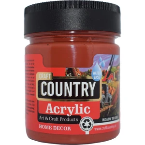 Country Akrilik Hobi Boyası 120 Cc 152 Oksit Kiremit