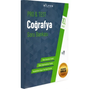 Bilfen Yayınları 10. Sınıf Pro&Test Coğrafya Soru Bankası