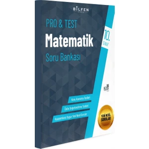 Bilfen Yayınları 10. Sınıf Pro&Test Matematik Soru Bankası