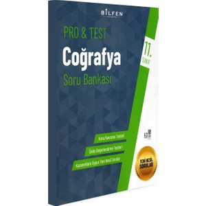 Bilfen Yayınları 11. Sınıf Pro&Test Coğrafya Soru Bankası
