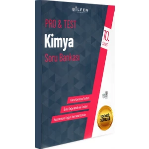 Bilfen Yayınları 10. Sınıf Pro&Test Kimya Soru Bankası