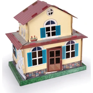 Arnas Toys Sarı Köşk 3D Karton Maket Boyama Evi