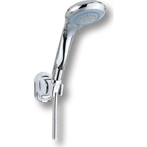 3 Fonksiyonlu Krom Duş Seti Örgülü Horum