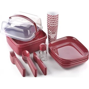 Pıknık Setı 6 Lı Set 32 Parca Ap-9146