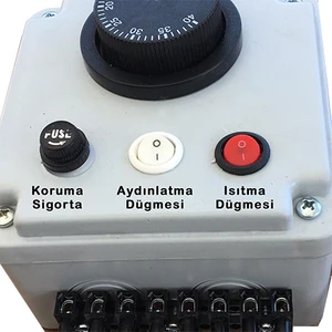 Gazi Kuluçka Gazlı Termostat 0-40C Isı Kontrol Yüksek Voltaj Koruma 3 Farklı Çıkış Seçeneği