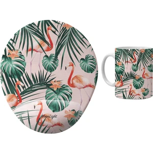 Flamingo Kupa Bardak ve Mousepad Seti