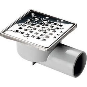 Yer Süzgeci 10 x 10 cm 50 mm Lik Yandan Çıkışlı