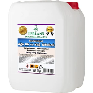 Terlans Endüstriyel Ağır Kir ve Yağ Sökücü 20 kg