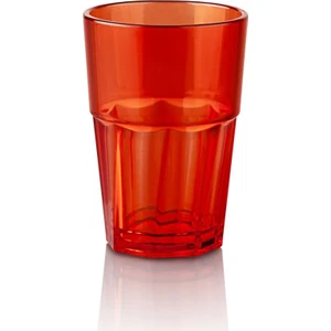 Kırılmaz Bardak - Kırmızı 300 ml - 6 Adet