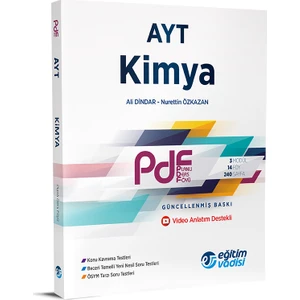 Eğitim Vadisi Yayınları AYT PDF Kimya Video Anlatım Destekli