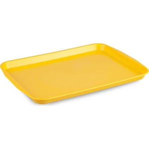 Plastport  Servis Tepsisi 27x36 cm - Sarı - 6 Adet