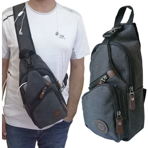 Usb Girişli Çift Taraf Askılı Göğüs Çantası Bodybag