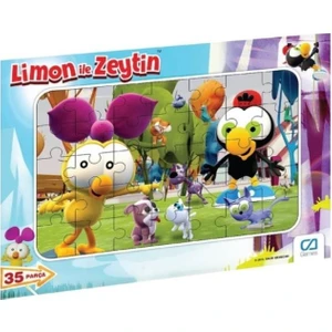 Ca Games Limon ile Zeytin 35 Parça Frame Puzzle S1