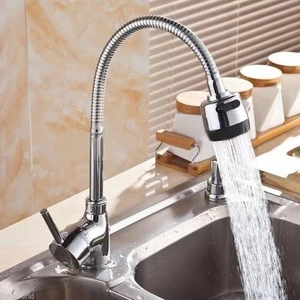 Spiralli Oynar Başlıklı Evye Mutfak Bataryası Tam Takım Seramik Kartuş
