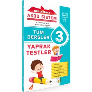 Damla Yayınevi Tüm Dersler Yaprak Testler 3. Sınıf 2018