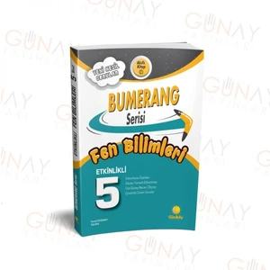 Günay Yayınları Gün&Ay Yayınları 5. Sınıf Bumerang Etkinlikli Fen Bilimleri