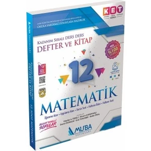 Muba Yayınları 1413 KET Serisi 12. Sınıf Matematik Defter ve Kitap