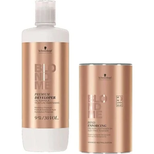 Blondme Premium Lift+9 Açıcı 450 gr + Oksidan %9 30 Volume 1000 ml