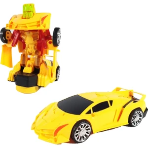 Can Oyuncak Robota Dönüşen Pilli Sesli Işıklı Lamborghini Oyuncak Araba
