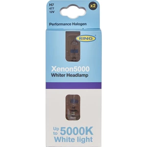 H7 Beyaz Işık 5000K + %50 Fazla Işık 12V (Set - 2 Ad.far Için)