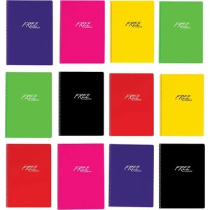 Keskin Color Free Pp Kapak Defter A-4 40 Yaprak Çizgili 12'li