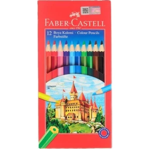 12’li Tam Boy Boya Kalemi Canlı Renkler ile Ergonomik Kullanım için Dayanıklı Uç