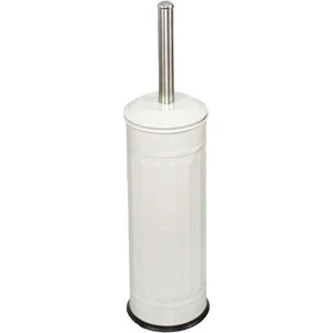 Vintage Tuvalet Fırçası Çizgili Beyaz