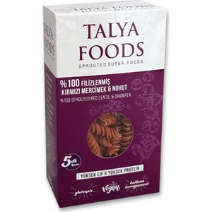 Talya Foods Filizlenmiş Kırmızı Mercimek Nohut Makarnası 200 gr