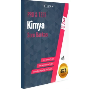 Bilfen Yayınları 9. Sınıf Pro&Test Kimya Soru Bankası