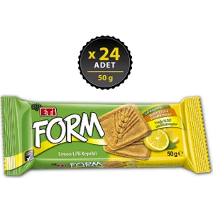 Form Limon Lifli Kepekli Bisküvi 50 g x 24 Adet