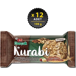 Burçak Kurabi Fındıklı 198 g x 12 Adet
