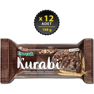 Burçak Kurabi Kakaolu 198 g x 12 Adet