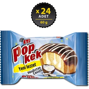 Popkek Hindistan Cevizli Kek 60 g x 24 Adet
