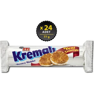 Kremalı Bisküvi 77 g x 24 Adet