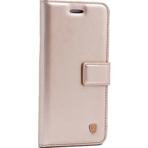 Huawei P40 Pro Kılıf Kar Delüx Cüzdan Kartvizitli Kopçalı Gold