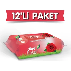 Gül Kokulu Islak Havlu 12 x 90'lı L?