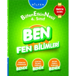 Bilfen Yayınları Ben Fen Bilimleri 4. Sınıf Nesil Etkinlikli Soru Bankası 2020