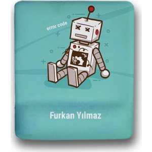 Atölye Çizgi Error Code Robot Kişiye Özel Mouse Pad