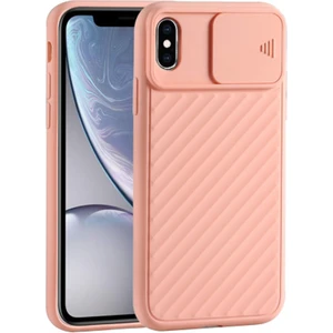 ally mobile Apple iPhone X Kamera Korumalı Sürgülü Silikon Kılıf