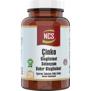Çinko Bisglisinat & Bakır Selenium 120 Tablet Zinc