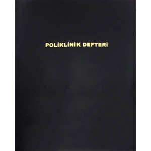 Poliklinik Defteri (200 Sayfalık)