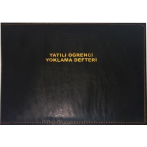 Yatılı Öğrenci Yoklama Defteri