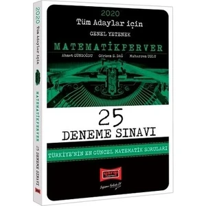 Yargı Yayınevi 2020 Tüm Adaylar İçin MatematikPerver 25 Deneme Sınavı
