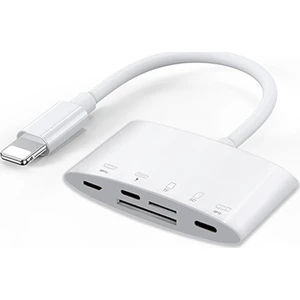 NK-1040+PLUS Iphone Lightning To Sd-Tf Card USB Kamera Adaptörü AL-32646