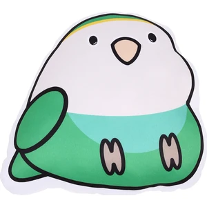 Kuş Arkadaşım Sevda&cennet Papağanı 3 Boyutlu Yastık Yeşil-Beyaz-Turkuaz