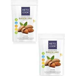 Ketojenik Badem Unu ( Almond Flour ) Duo Avantajlı Set 300 gram X 2 Adet