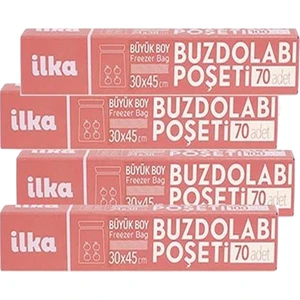 Ilka Rulo Buzdolabı Poşeti Büyük Boy 4 x 70'li