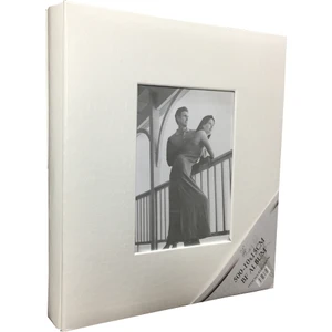Bf Albüm 10x15 500'Lük Vinleks Deri Fotoğraf Albümü Beyaz