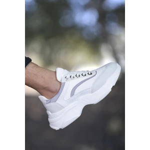 Beyaz Fileli Erkek Sneaker 0012157A