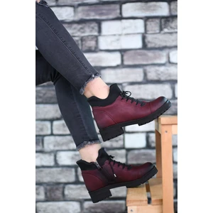Bordo Kadın Bot 0012720